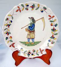 Handsome Breton From Malicorne Photo Courtesy Of Counryfrenchpottery Com Join Our Mailing List Quimper Pottery Ceramic Pottery Pretty Plates