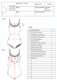 Apparel Tech Packs Spec Sheets Measurement Chart Digital