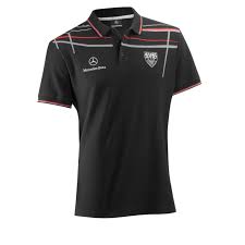 Puma vfb stuttgart training sweat shirt sponsor mercedes benz black grey. Mercedes Polo Shirt Vfb Stuttgart Black Mercedes Benz B66953835 Men Mb Selection