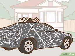 .best outdoor halloween decor including lawn inflatables, holiday lights, porch decor, and more. 4 Ways To Decorate A Car For Halloween Wikihow