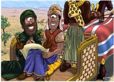 Christianity bible elisha heals naaman coloring pages. Bible Cartoons Acts 08 Philip And The Ethiopian Eunuch Scene 03 Instruction
