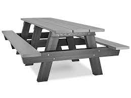A Frame Recycled Plastic Picnic Table 8 Gray Object Object Uline In 2020 Picnic Table Plastic Picnic Tables Table