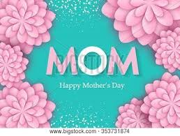 On this day, organize family dinners, lunches and dinners. Mothers Day Flower Vector Photo Free Trial Bigstock