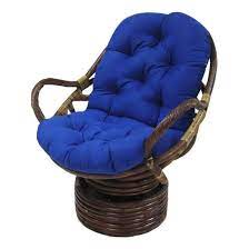 Papasan chair chair and ottoman Solid Twill Swivel Rocker Papasan Cushion Dcg Stores Lounge Chair Cushions Chair Cushions Cushions