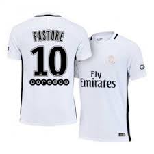 Buy psg jersey and get the best deals at the lowest prices on ebay! 16 17 Cheap Psg White Third 10 Pastore Replica Football Shirt H00772 Football Shirts Soccer Jersey Soccer Shirts