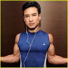 Look at the flick of the wrist. Mario Lopez Shows Off His Bulging Biceps While Doing Some Curls At The Gym Earlier This Week In Burbank Calif Arcticcoolgear H Mario Lopez Lopez Show Mario