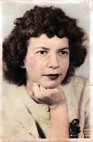 My grandma, Ethell Chambers C., actually WENT to Wheeler School in Alpine  Township as a student. Here she is sitting in front of it many. many. many  years later.