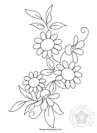 In other words, if you love decorating with floral patterns, then don't stash them away in the cooler months! Floral Pattern Embroidery Printable Flowers Templates