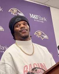 Lamar Jackson's Mom was NOT HAPPY with his lack of running today😅 “She just cussed me out…She said there was lanes I should've took and ran.”