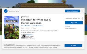 Look for minecraft for windows 10 and click on it. Cant Install Minecraft Windows 10 Microsoft Community