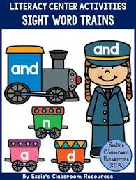 Sight Word Trains 25 Off For The Next 24 Hours Sight Words Literacy Center Activity Elementary Teaching Resources