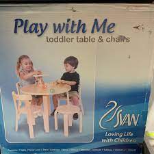 Free shipping for many products! Svan Play With Me Toddler Table And Chair Set Furniture Tables Chairs On Carousell