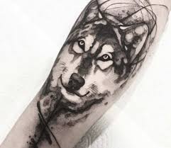 A simple black wolf tattoo can certain look amazing as well. Wolf Tattoo By Max Castro Post 25391