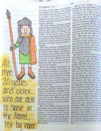 Numbers 1 38 Bible Journal Numbers Bible Art Journaling Bible Art