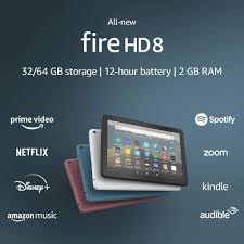 New Amazon Fire Hd 8 32gb Android Tablet For 59 99 64gb For 89 99 Hd 8 Plus For 79 99 Kids Edition For 89 99 In 2020 Fire Tablet Tablet Entertaining