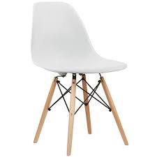 Ahoc Charles Ray Inspiriert Eiffel Dsw Retro Design Wood Style Stuhl Fur Buro Lounge Kuche Weiss 1 Beistellstuhl Esszimmerstuhl Weisse Stuhle