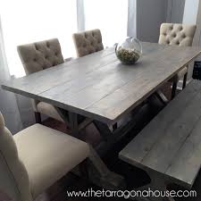 Chairish.com has been visited by 10k+ users in the past month Dark Grey Farmhouse Dining Table Novocom Top