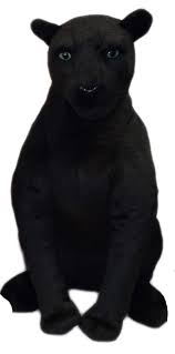 Ouvrez les portes du plus beau magasin du web ! Peluche Panthere Noire Assise 62 Cm