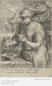 Jacob Matham Temperance C 1597 Ceramics Projects Graduation Words Art