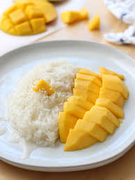 Thai Mango Sweet Sticky Rice Recipe Sweet Sticky Rice Asian Desserts Mango Sticky Rice