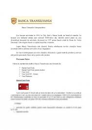 Referat Banca Transilvania 476236 Graduo