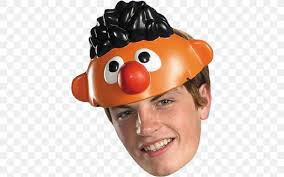 Enrique Bert & Ernie Sesame Street Mask PNG