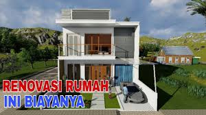 Jika masih memerlukan perkiraan biaya renovasi lainnya, bisa mengacu. Desain Dan Rincian Biaya Renovasi Rumah Renovasi Rumah 2 Lantai Youtube