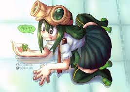 I colored Tsuyu sketch drawn by Horikoshi! 🐸 : r/BokuNoHeroAcademia