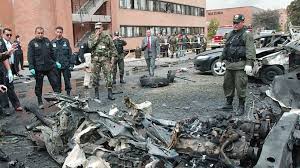 Carro bomba, carro bomba bogotá, carro bomba policía, carro bomba policía bogotá. La Policia De Colombia Entrego Detalles De Como El Eln Detono El Carro Bomba Para Perpetrar El Atentado En Bogota Infobae