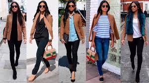 When you forgo a tie, your socks bringing our focus to trousers, gray flannels are always an irreproachable choice to wear with a blazer although on days that involve a lot of walking. How To Style A Camel Blazer Camel Coat Like A Legend Lookbook Maria Teresa Lopez Youtube