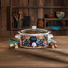 Maybe you would like to learn more about one of these? Pioneer Woman 6qt Portable Slow Cooker Country Floral Hamilton Beach Crock Pot Kitchen Dining Bar Small Kitchen Appliances