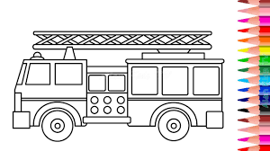 Apalagi saat mereka mendengar sirine dan melihat mobil ambulance di jalan. Belajar Menggambar Dan Mewarnai Mobil Pemadam Kebakaran Drawing And Coloring Fire Trucks For Kid Youtube