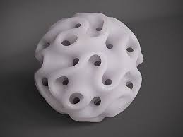 Gyroid Sphere 3d Print Model Print Models 3d Printing Service 3d Printing