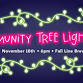 Community Tree Lighting event in Macon, GA