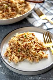 How many calories innear east rice pilaf, original, prepared as directed. Rice Pilaf A Family Feast