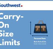 Southwest Baggage Policy Carry On Checked Luggage Size Southwest Airlines  Carry On Bag Policy