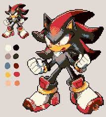 Shadow The Hedgehog Shadow The Hedgehog Perler Bead Art Pixel Art Grid People also love these ideas shadow the hedgehog perler bead art