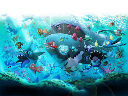 Check spelling or type a new query. Hd Wallpaper Pokemon Underwater Underwater Anime Pokemon Hd Art Wallpaper Flare