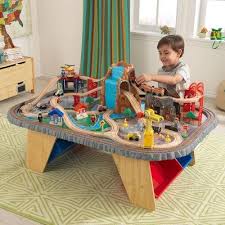 Kidkraft Waterfall Junction Train Table Set Train Set Table Train Table Toy Train