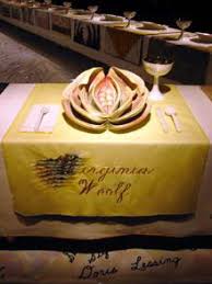 Around an equilateral triangle table, she crafted elaborate place settings for 39 female figures from the history of western civilisation, beginning with the primordial goddess and ending with georgia o'keeffe. Judy Chicago S The Dinner Party By Jane Davila Ragged Cloth Cafe Serving Art And Textiles