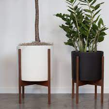 I thought it was my lucky day when they offered to send me a case study ceramic bowl with brazilian. Modernica Case Study Cylinder Planter With Wood Stand Garmentory
