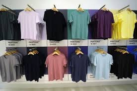 T Shirt Display Matched In Pantone Color Chart In 2019