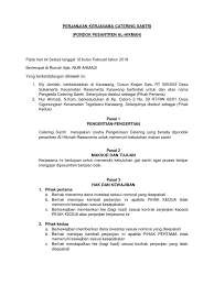 Sistem kontrak dan pema!aran 6emi terjalinnya <b>kerjasama yang baik sistematis dan saling menguntungkan<b> maka kami memberikan sistem <b>kontrak minimal 7. Perjanjian Kerjasama Katering Pesantren Al Hikmah