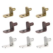Cabinet door hinges come in a wide variety of different shapes, sizes, and types. 20 Antique Brass 5mm L Shaped Cabinet Shelf Supports Cabinet Hinges Home Garden