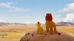 Kion And Simba At Pride Rock Overlooking The Pridelands During The Dry Season Lion Guard Disney Lion King Lion King