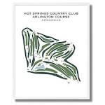 Buy the best printed golf course Hot Springs Country Club ...