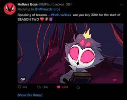 OMG! The second teaser GIF is out and look it's little Stolas  Awwwwwwww😍🥰😘😍🥰😘 : r/HelluvaBoss