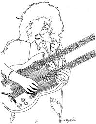 Jimmy Page Coloring Page By Amandadelonge On Deviantart Coloring Pages Star Coloring Pages Coloring Book Pages