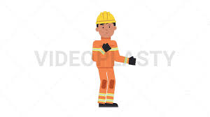 Asian Male Firefighter Dancing [Royalty-Free Stock Animation] | VideoPlasty  | Firefighter, Animation, Dance