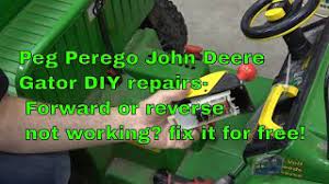 Some john deere tractor manuals pdf are above the page. Peg Perego Gator Diy Repair Of Gear Switches Reverse And Forward Speeds Youtube